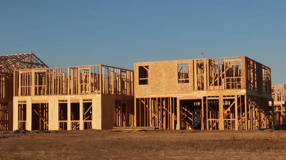 Framing a new residential structure