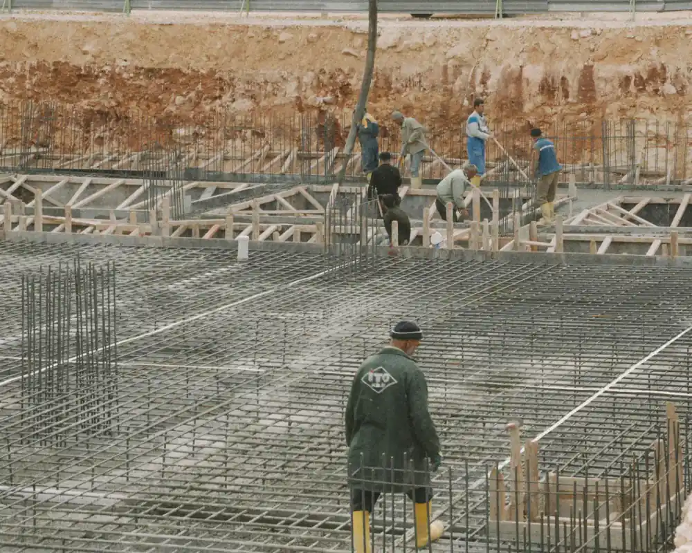 Concrete foundation work