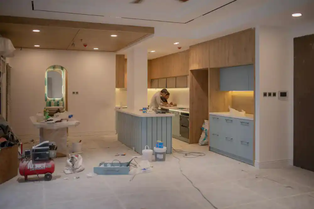 Interior cabinet installation
